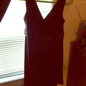 Black Knee Length Bridesmaid Dress